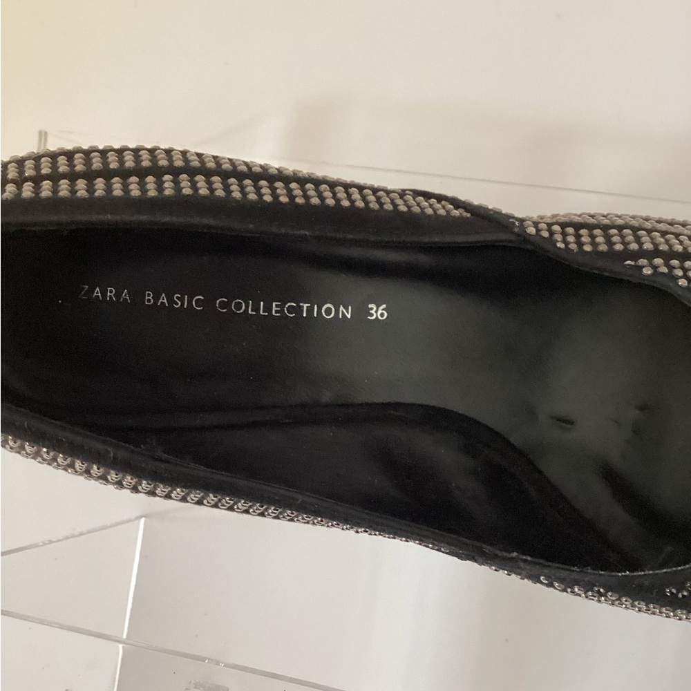 Zara Basic Collection Rhinestone Mini Heels - image 4